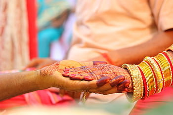svatba, indická svatba, indické manželství, manželství, rituál, mehndi, Hind, mehandi, nevěsta, pár, milovat