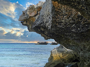 oceano, isola, roccioso, geologia, scenario, natura, paesaggio, affioramento