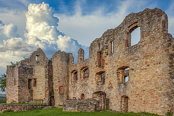 hochburg, emmendingen, zřícenina, zřícenina hradu, hrad, středověk, krajina, Německo, Černý les, pevnost, zdivo