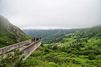mountain, observation Deck, observation Platform, landscape, fog, nature, viewing Platform
