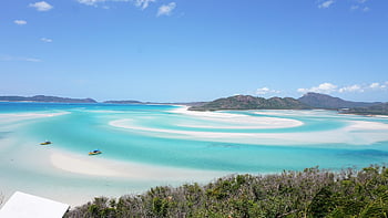 whitehaven Beach, whitsundays, whitsunday Islands, sea, white, beach, sailing, boat, ship, sand, nature