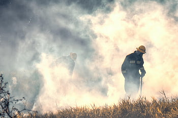 firemen, fire, smoke, rescue, brave, hero, grass Fire, forest Fire, dangerous, job, douse