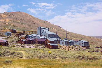bodie, bodie State Historic Park, ghost Town, mining Town, wooden Buildings, clouds, history, gold Mining, bshp, architecture, mining