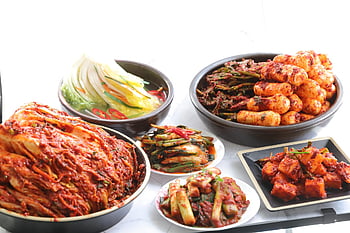 김치, 식사, 요리, 식품, 한국어