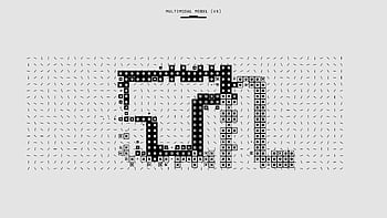 Schwarz-Weiß-Diagramm, multimodales Modell, vektorisierte Muster, abstrakte Darstellung, monochrome Symbole, Pixel Kunst, digitale Illustration, geometrisches Design, Minimalistische Kunst, technische Zeichnung, monochrome Grafiken