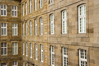 építészet, örökség, épülethomlokzat, ablak, Szent Malo, fal, Brittany, ingatlan, épület
