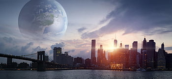 city, planet, futuristic, earth, building, heaven, world, nature, future, universe, fantasy