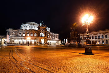 città, Europa, viaggio, turismo, Dresda, architettura, sempre un teatro dell'opera, barocco, costruzione, Sassonia, storico