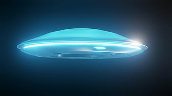 glowing UFO, blue light, flying saucer, bright lights, dark sky, mysterious sky, UFO, extraterrestrial, space, night, alien craft