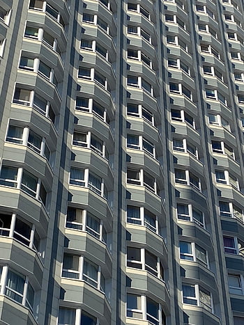 budova, architektura, město, nových budov, vývojář, rozvoj, balkony, okno, Dům, mrakodrap