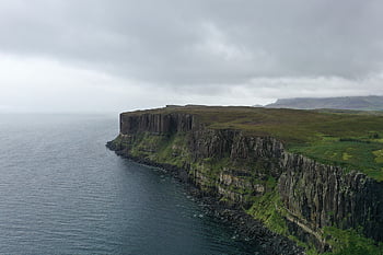 Skotsko, krajina, isle of skye, pobřeží, útes, Příroda, útesy