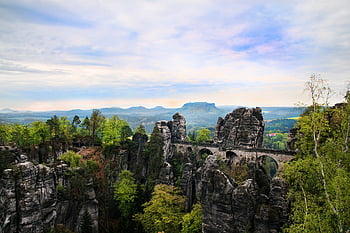 bastion, sandstone, elbe Sandstone Mountains, saxony, germany, rock, landscape, climb, nature, heaven, goal