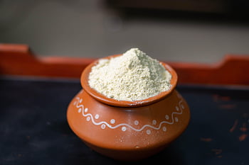 bath Powder, pot, clay Pot, storage, rice, green Gram, homemade