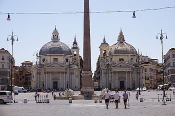Rzym, katedra, popolo, Piazza Del Popolo