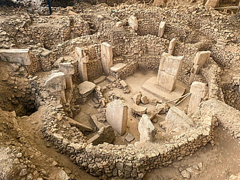 Göbekli Tepe, règlement néolithique, site archéologique, dinde, Patrimoine mondial de l'UNESCO, ruines préhistoriques, pierres anciennes, site historique, héritage culturel, piliers de pierre, Site de fouille