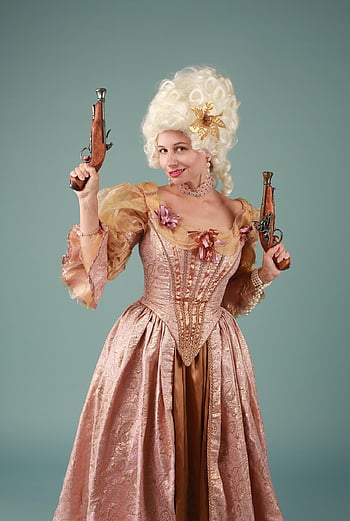 wanita, cosplay, barok, usang, abad ke 18, Countess, ratu, Perancis, Marie Antoinette, mode, gaya