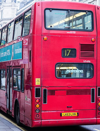 Červený dvojitý decker autobus, Londýn, veřejná doprava, městský autobus, červený autobus, dvojpatrový autobus, městské dopravy, autobusová linka, autobusová zastávka, panoráma města, cestovat