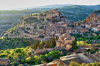 village, hilltop, town, historical Town, panorama, medieval, mediterranean, classic, historical