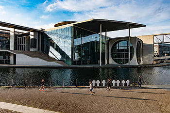 berlin, government District, bundestag, architecture, spree River, capital City, modern, building