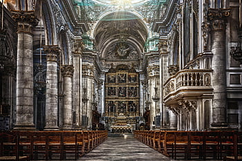 dom, katedrála, Sicílie, náboženství, architektura, budova, historický, kostel, prohlížení památek, středověk, kaple
