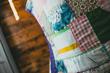 handmade patchwork quilt, vibrant quilt, various patterns, textures, close-up quilt, patchwork design, colorful quilt, handmade quilt, quilt patterns, quilt textures, patchwork textures