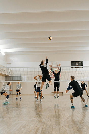 волейбол, Волейбол на закрито, Мъжки спортисти, конкуренция, спортен, спортове на закрито, Волейболен мач, атлетическо състезание, отборни спортове, спортно действие, физкултурен салон