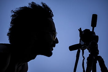 photographer, silhouette, camera, kavir National Park, mostafa Meraji, qom Province, iran, tourist Attractions, iranian People, blue Park, art