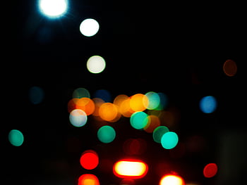 Bokeh Lichter, buntes Bokeh, Lichter der Stadt, Nachtfotografie, Urban Ambiente, Nachtszene, Bokeh-Effekt, bunte Lichter, Nacht Stadtbild, Bokeh -Display, Bokeh Fotografie