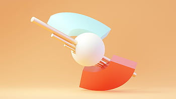 shapes, 3d Shapes, abstract, background, minimalism, 3d Render, warm Colors, three-dimensional