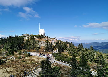 great Arber, summit, radar Dome, bavarian Forest, brennes, bavarian Eisenstein, mountain, bavaria, germany, nature, landscape