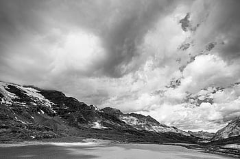 montañas, pico, nieve, cumbre, Alpes, cielo, nubes, escénico, alpino, Suiza, Silvaplana