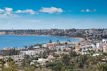 mirador, San Agostin, grancanaria, Příroda, Španělsko, prázdnin, moře, modrý, pobřeží, atlantický, nebe