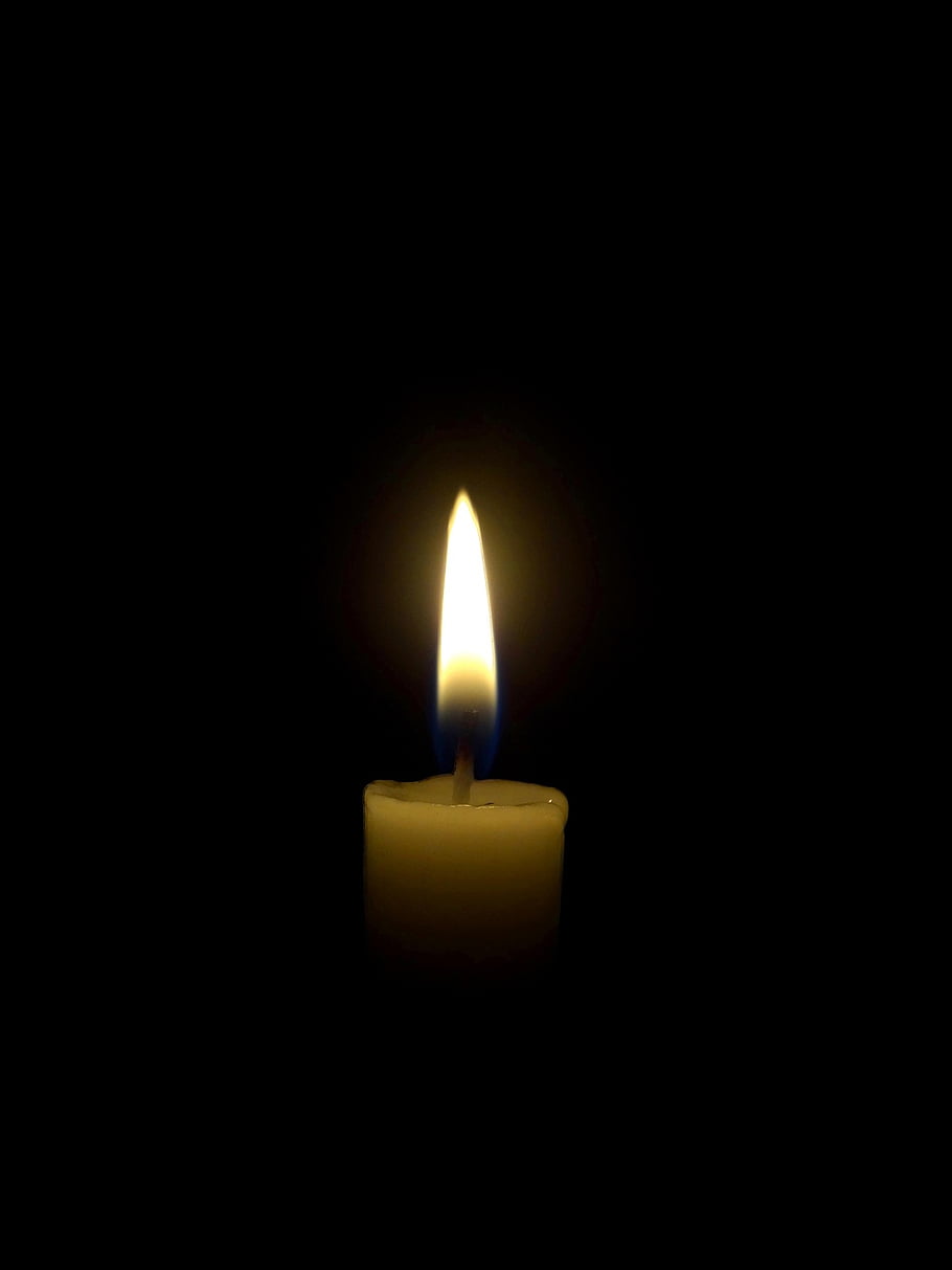 candle, flame, flaming, fire, light, burn, burning, dark