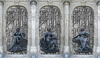 socha, sochařství, umělecká díla, etnický, vzdělávací, Zobrazit, výklenek, architektura, gotický, perspektivní, žena