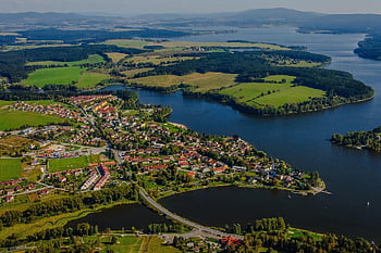 june, lipensko, frymburk, bathing, water, Šumava, nature, vltava, meanders, country