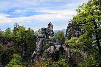 bastion, sandstone, elbe Sandstone Mountains, saxony, germany, rock, landscape, climb, nature, heaven, goal