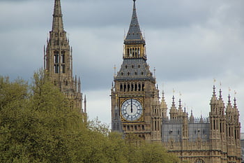Big Ben, saat, Londra, İngiltere, mimari, kule, işaret, Westminster, Birleşik Krallık, seyahat, turizm