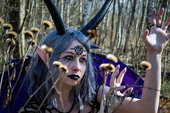 daemon, horns, heck, witch, nature, woman With Horns, girl With Demon Horns, horny Girl, succubus, girl With Horns, female Demons