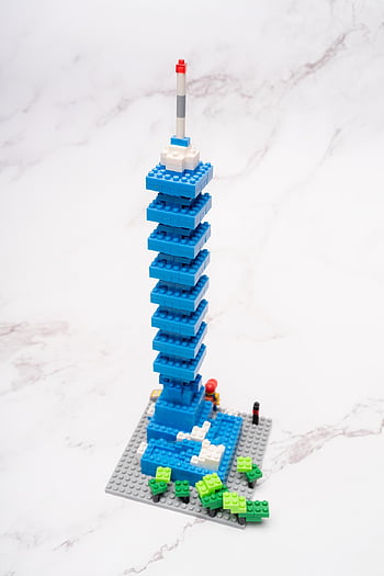 costruzioni, blocchi, costruzione, giocattolo, bambini, blu, taipei 101, Taiwan, Cina, Cinese, istruttivo