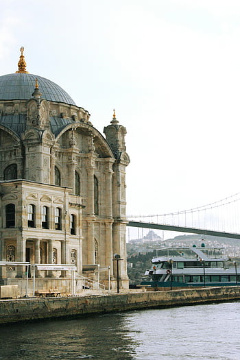 오타 코이 사원, 보스 포러스 다리, 이스탄불, 터키, 경치 좋은 전망, 아이코닉 브릿지, 보스 포러스, 사원 건축, 해안가, 여행 목적지, 역사적인 명소