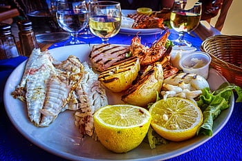 frutti di mare, piatto, Piatto Di Frutti Di Mare, piatto di cibo, ristorante, pasto, pranzo, cena, entrée, salato, tavolo da pranzo
