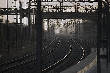 train, vias, rails, railway, transport, travel, route, destiny, nostalgia, metal