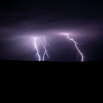 bouřka, Blesk, noční scéna, Více bleskových úderů, podmanivý, Fotografie bouřek, blesky, noční obloha, bouřlivé počasí, elektrická bouře, přírodního jevu