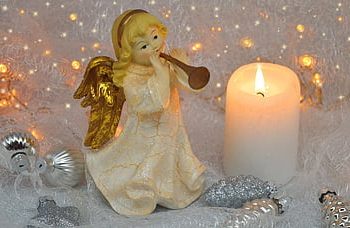 Vánoční anděl, Vánoce, vánoční motiv, anděl, svíčka, hořet, světlo, příchod, Adventní období, světla, vánoční dekorace