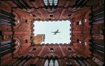 architettura, prospettiva, Italia, siena, toscana, costruzione, Chiesa, religione