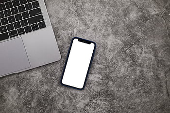 oben, Arbeitsplatz, Büro, Computer, Smartphone, Technologie, Geschäft, Telefon, freiberuflich, flach liegen, Schreibtisch
