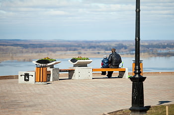nizhny novgorod, volga, nábřeží, hořký, Prostornost, voda, Příroda, dovolená, procházka