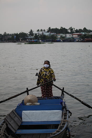 Vietnam, Mekong, delta del Mekong, viaggio in barca, flusso, mercato, mercato fluttuante, barca, nave, trasporto, commercio