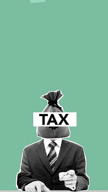 imposto, homem de negocios, Bolsa de dinheiro, imagem conceitual, fundo verde, Ilustração tributária, chefe de impostos, conceito financeiro, carga tributária, metáfora fiscal, arte tributária