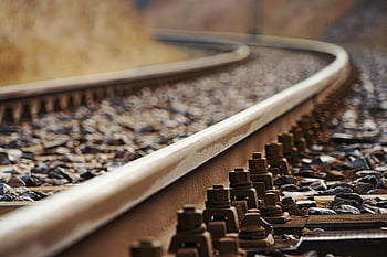 rail tracks, close-up, rusty railway, detailed shot, textures, metallic elements, railway track, close-up textures, metallic, railway, tracks